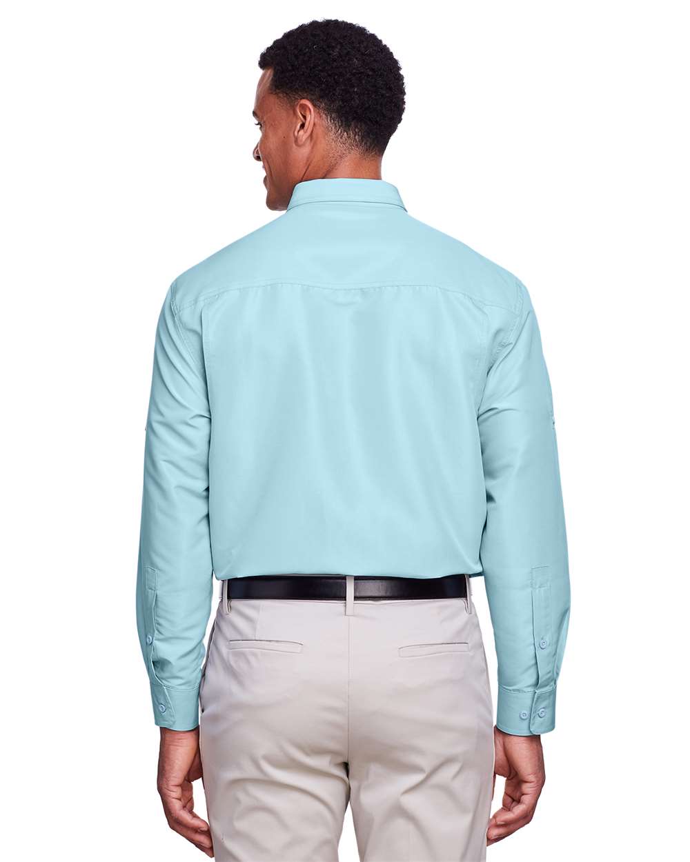 Harriton-M580L-Men's Key West Performance Staff Shirt - Image 11