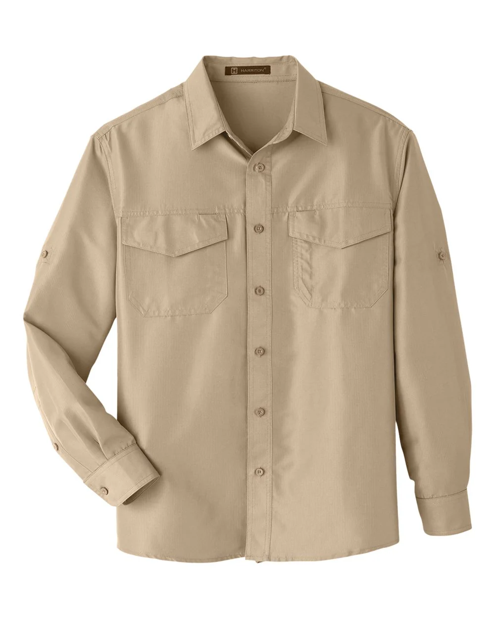 Harriton-M580L-Men's Key West Performance Staff Shirt - Image 17
