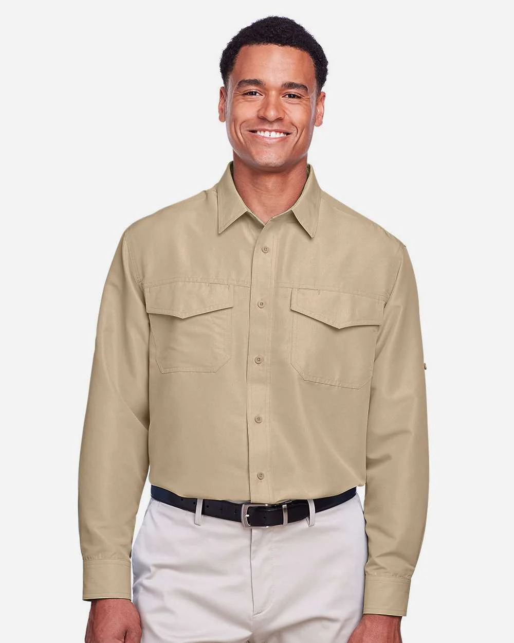 Harriton-M580L-Men's Key West Performance Staff Shirt - Image 19