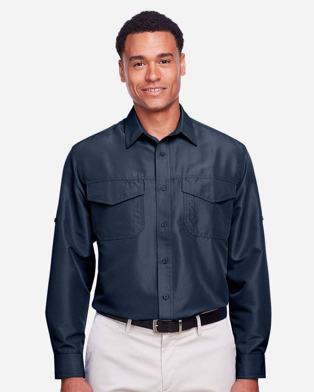 Harriton-M580L-Men's Key West Performance Staff Shirt - Image 24
