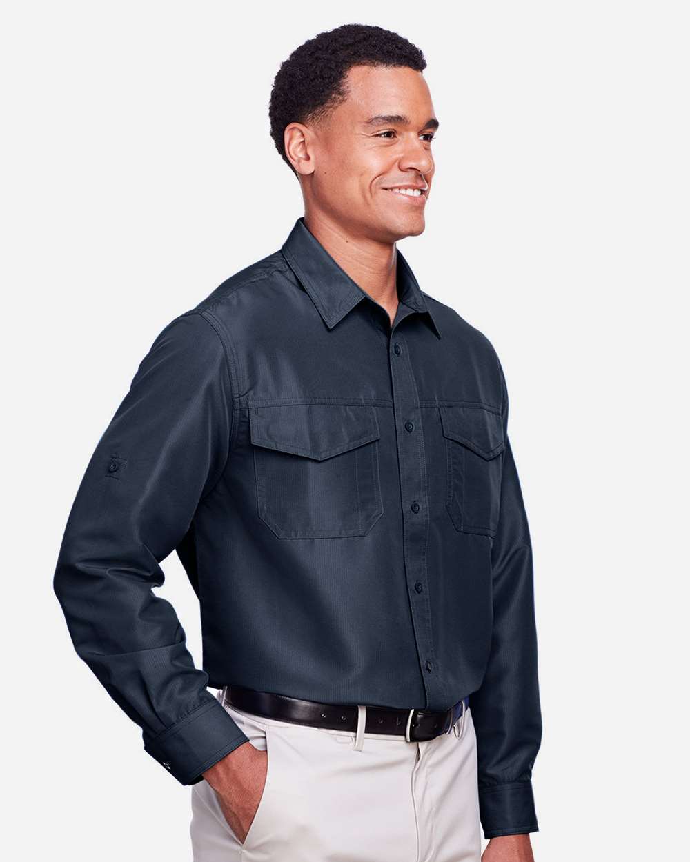 Harriton-M580L-Men's Key West Performance Staff Shirt - Image 25