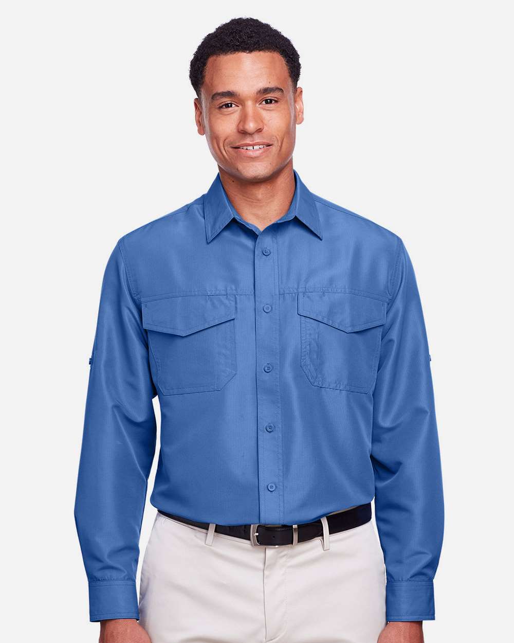 Harriton-M580L-Men's Key West Performance Staff Shirt - Image 29