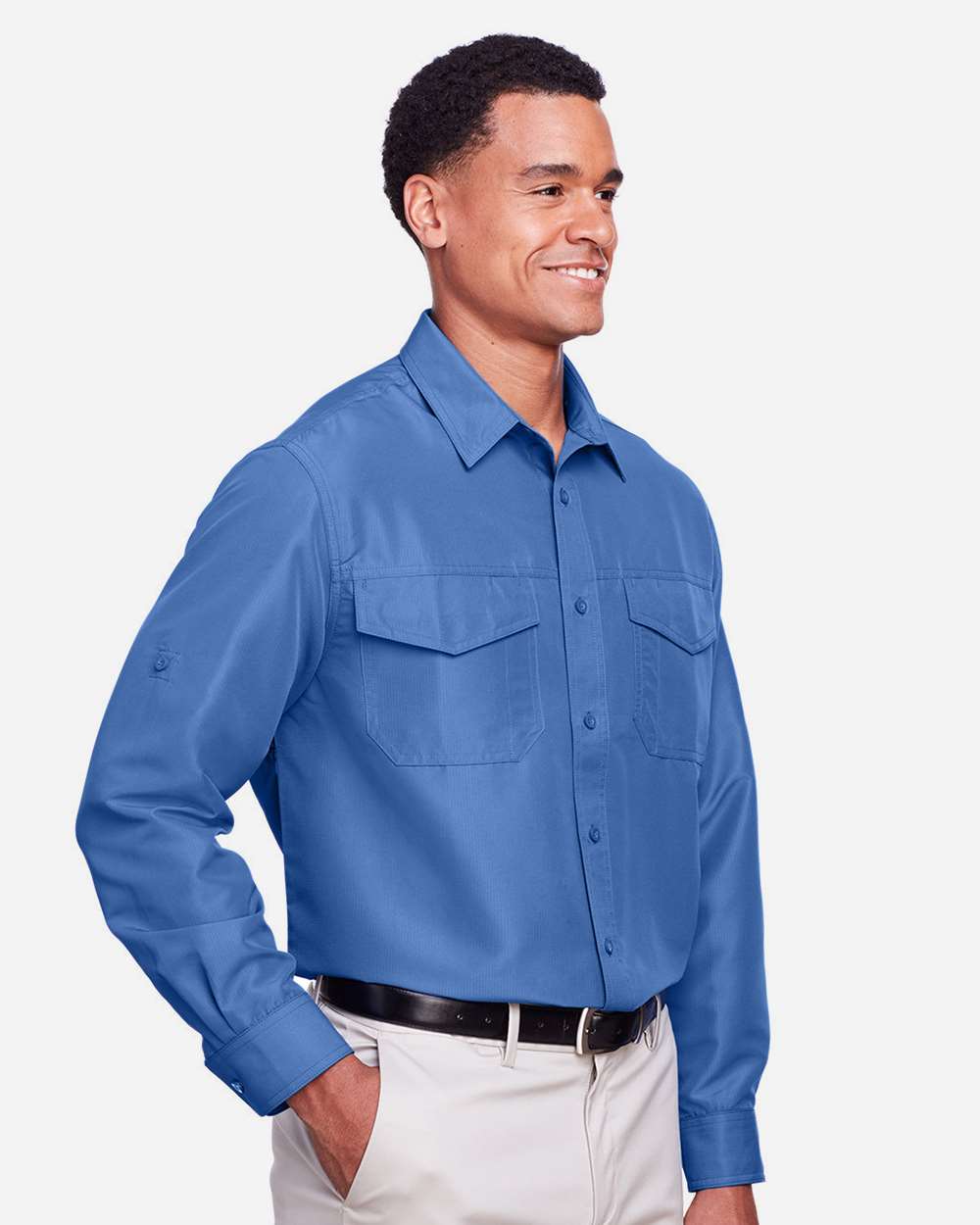 Harriton-M580L-Men's Key West Performance Staff Shirt - Image 30