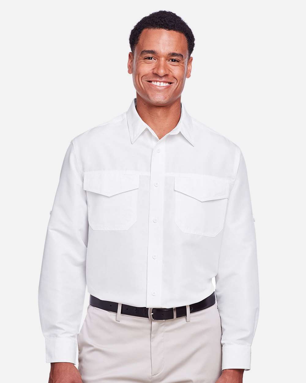 Harriton-M580L-Men's Key West Performance Staff Shirt - Image 34