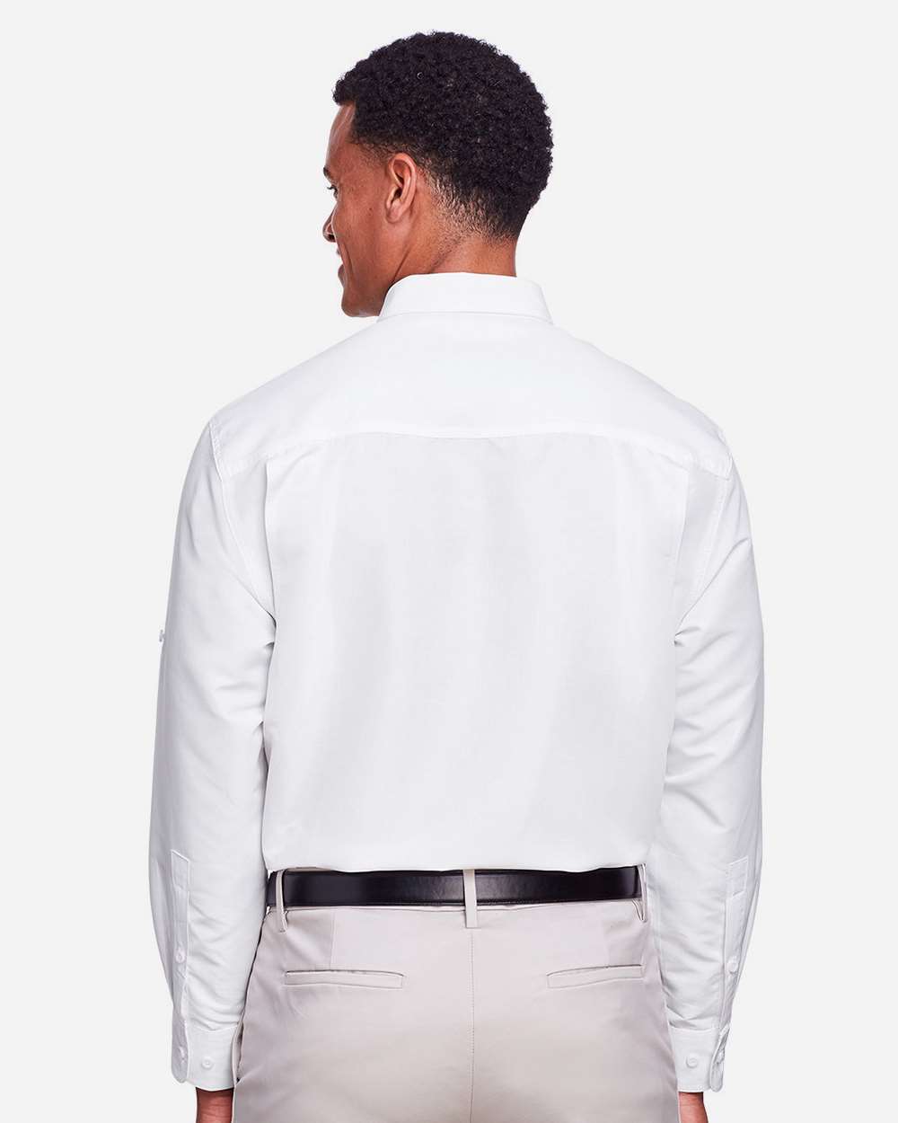 Harriton-M580L-Men's Key West Performance Staff Shirt - Image 36