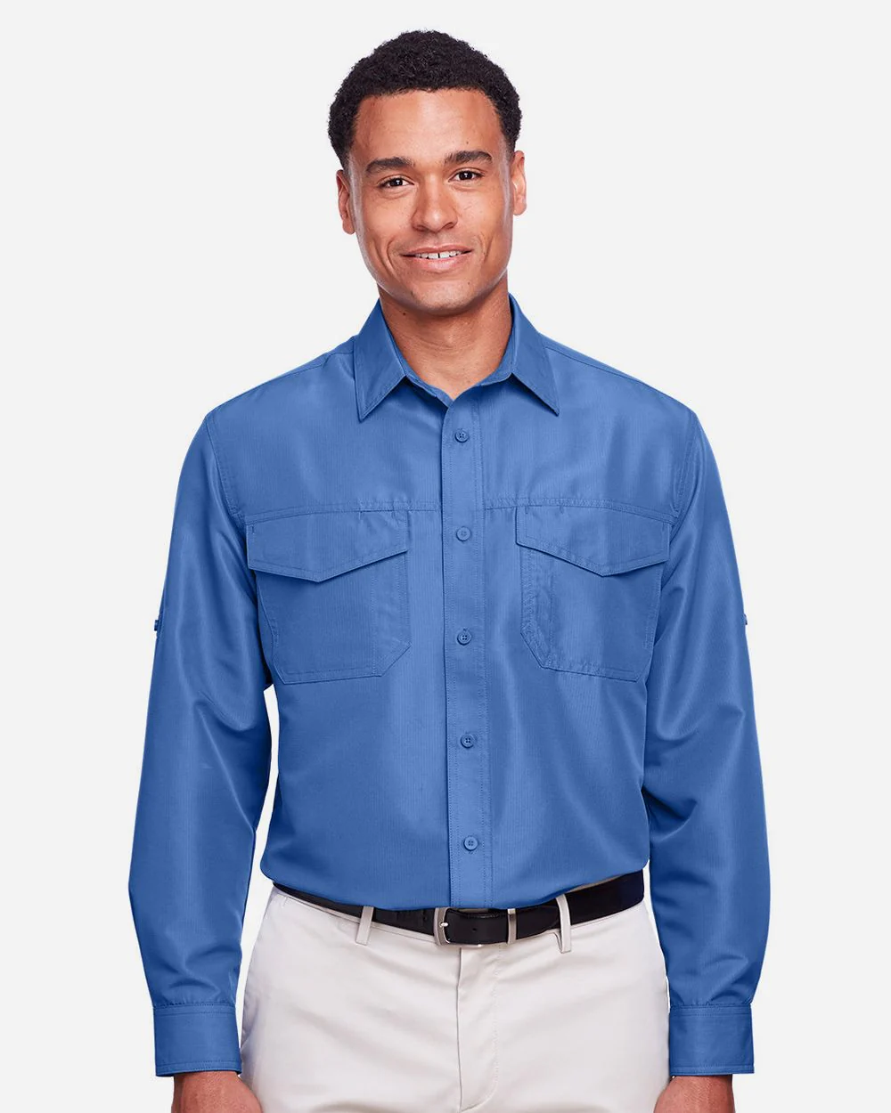 Harriton-M580L-Men's Key West Performance Staff Shirt - Image 6
