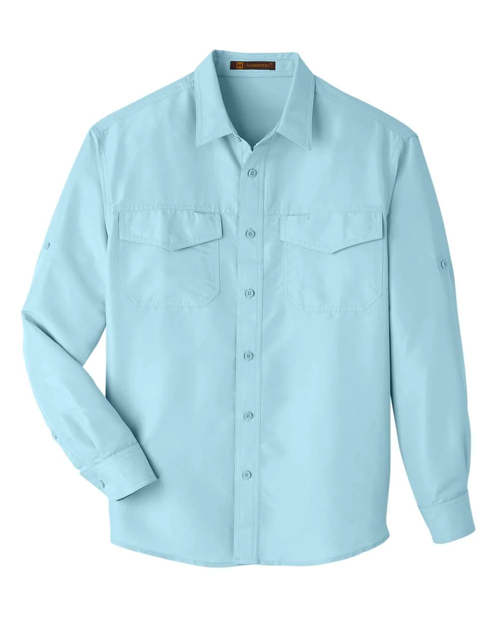 Harriton-M580L-Men's Key West Performance Staff Shirt - Image 7