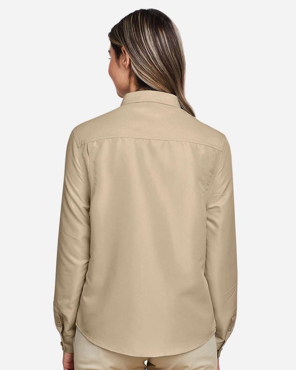 Harriton-M580LW-Women's Key West Long Sleeve Performance Staff Shirt - Image 21