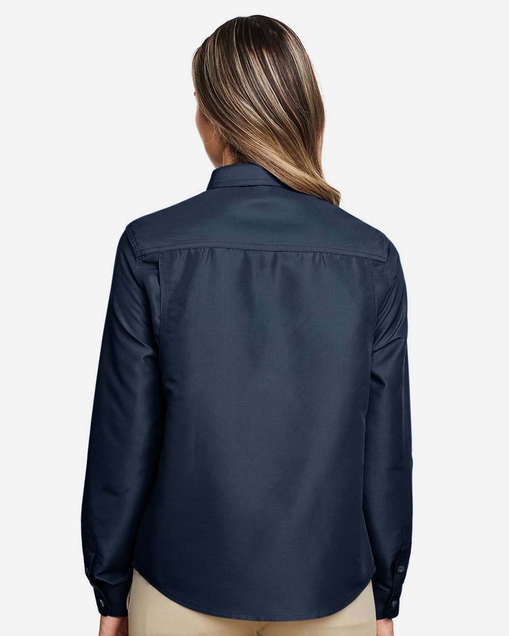 Harriton-M580LW-Women's Key West Long Sleeve Performance Staff Shirt - Image 26
