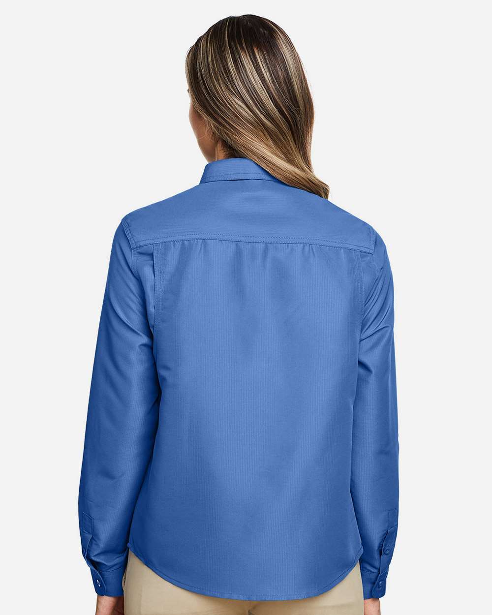 Harriton-M580LW-Women's Key West Long Sleeve Performance Staff Shirt - Image 31