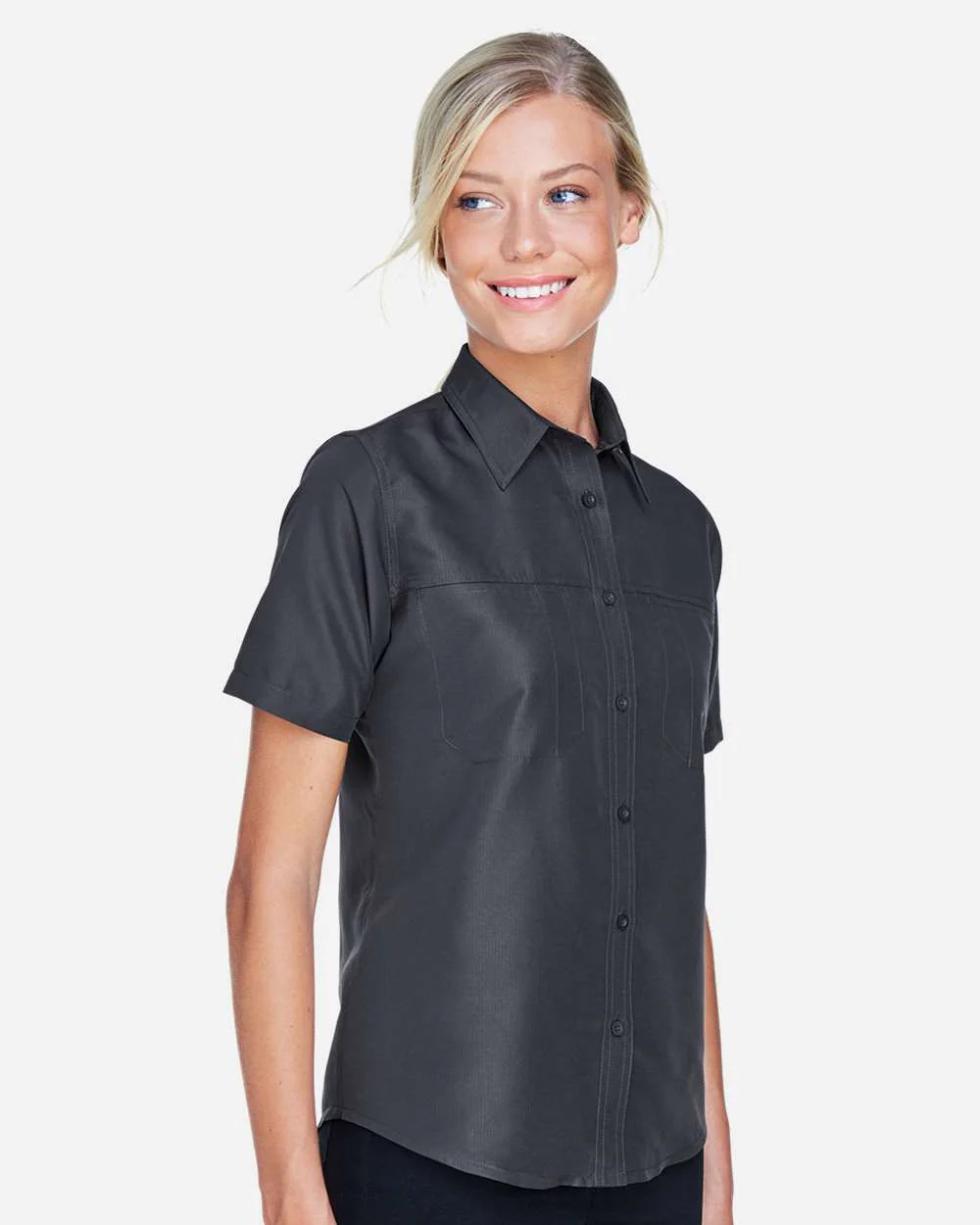 Harriton-M580W-Women's Key West Short Sleeve Performance Staff Shirt - Image 12