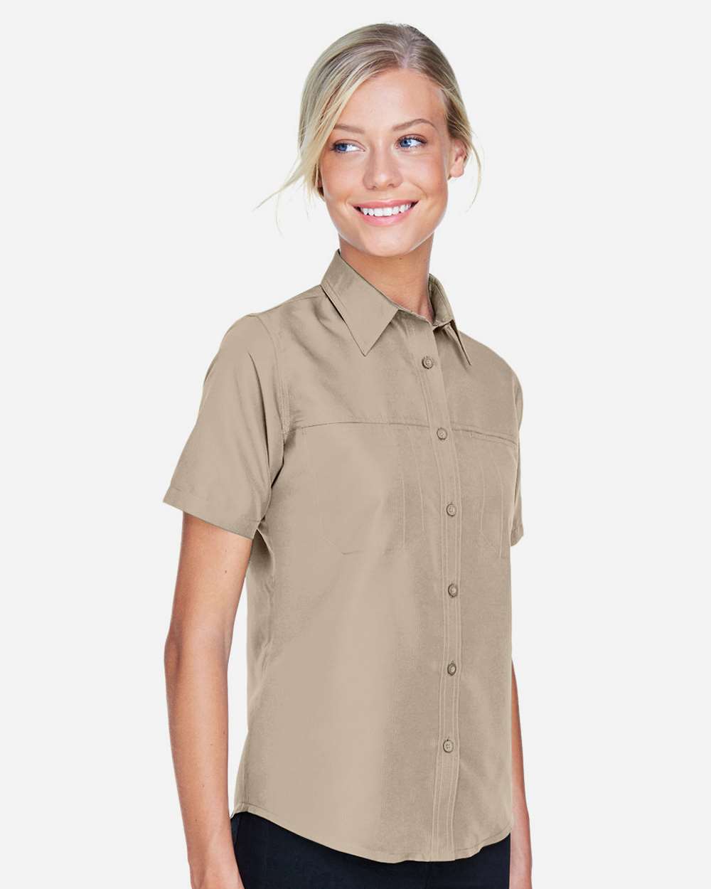 Harriton-M580W-Women's Key West Short Sleeve Performance Staff Shirt - Image 16