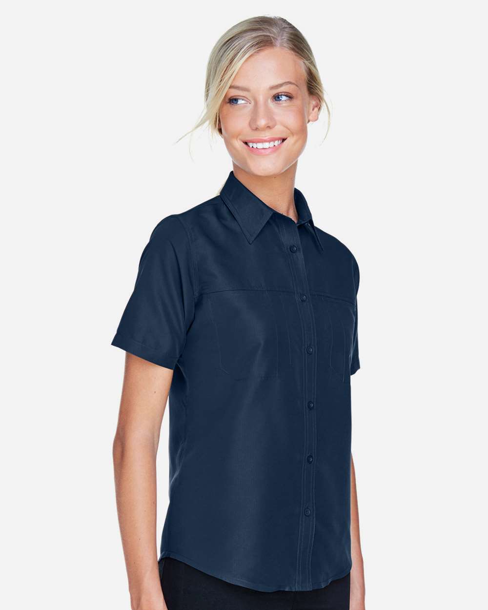 Harriton-M580W-Women's Key West Short Sleeve Performance Staff Shirt - Image 20