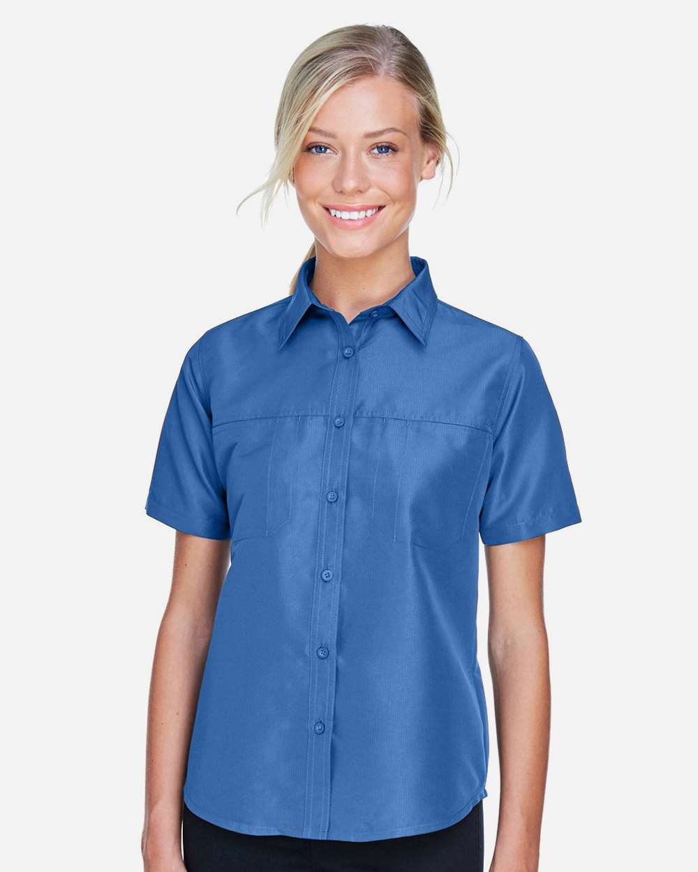 Harriton-M580W-Women's Key West Short Sleeve Performance Staff Shirt - Image 23