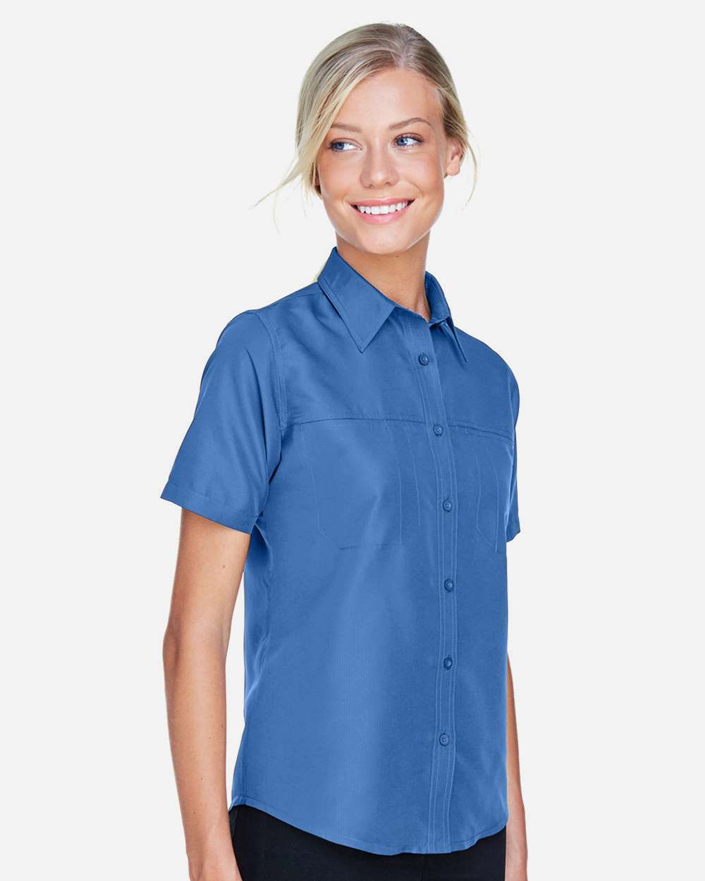 Harriton-M580W-Women's Key West Short Sleeve Performance Staff Shirt - Image 24
