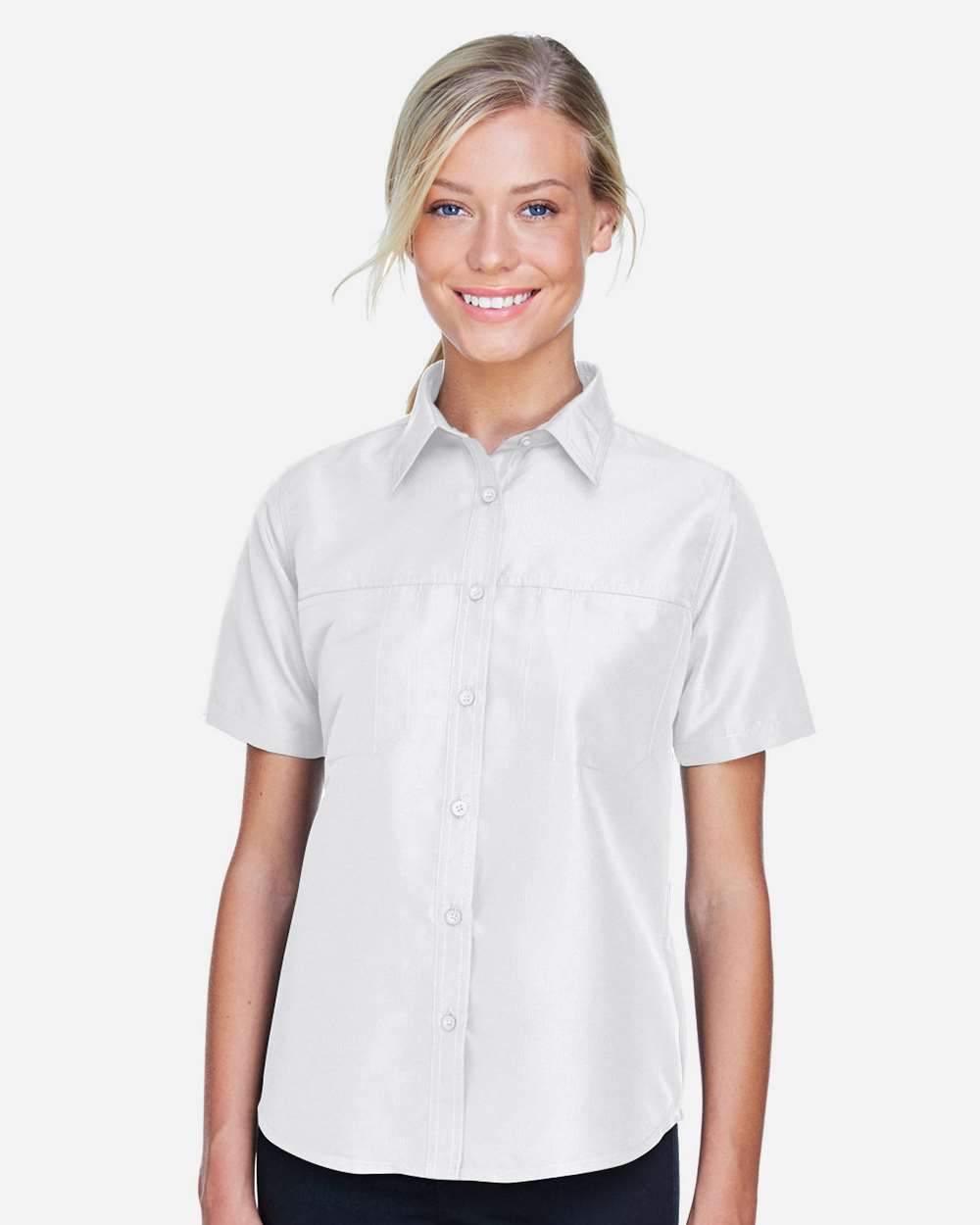 Harriton-M580W-Women's Key West Short Sleeve Performance Staff Shirt - Image 27