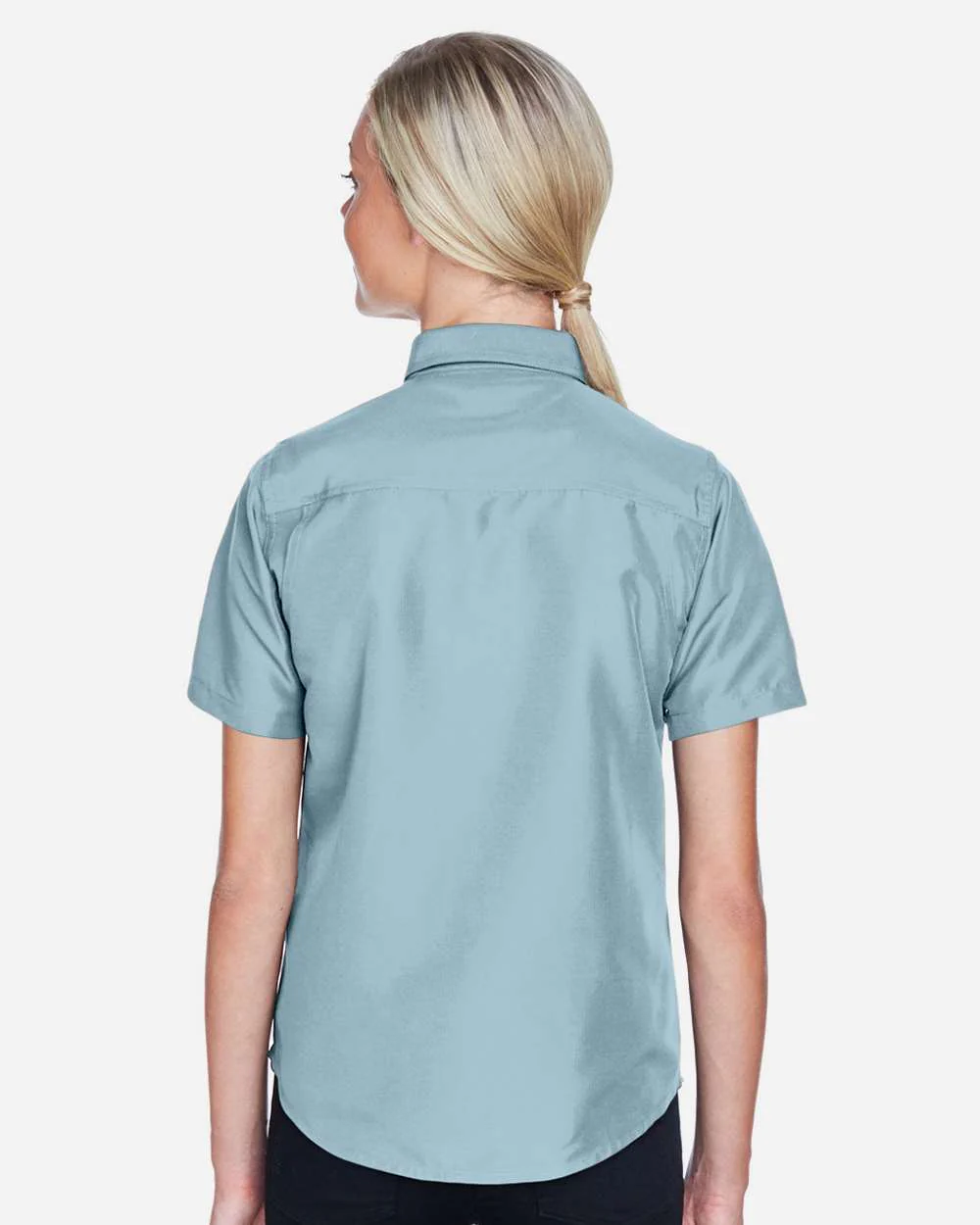 Harriton-M580W-Women's Key West Short Sleeve Performance Staff Shirt - Image 9