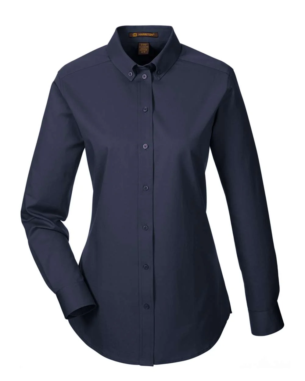 Harriton-M581W-Women's Foundation Cotton Twill Shirt with Teflon - Image 10