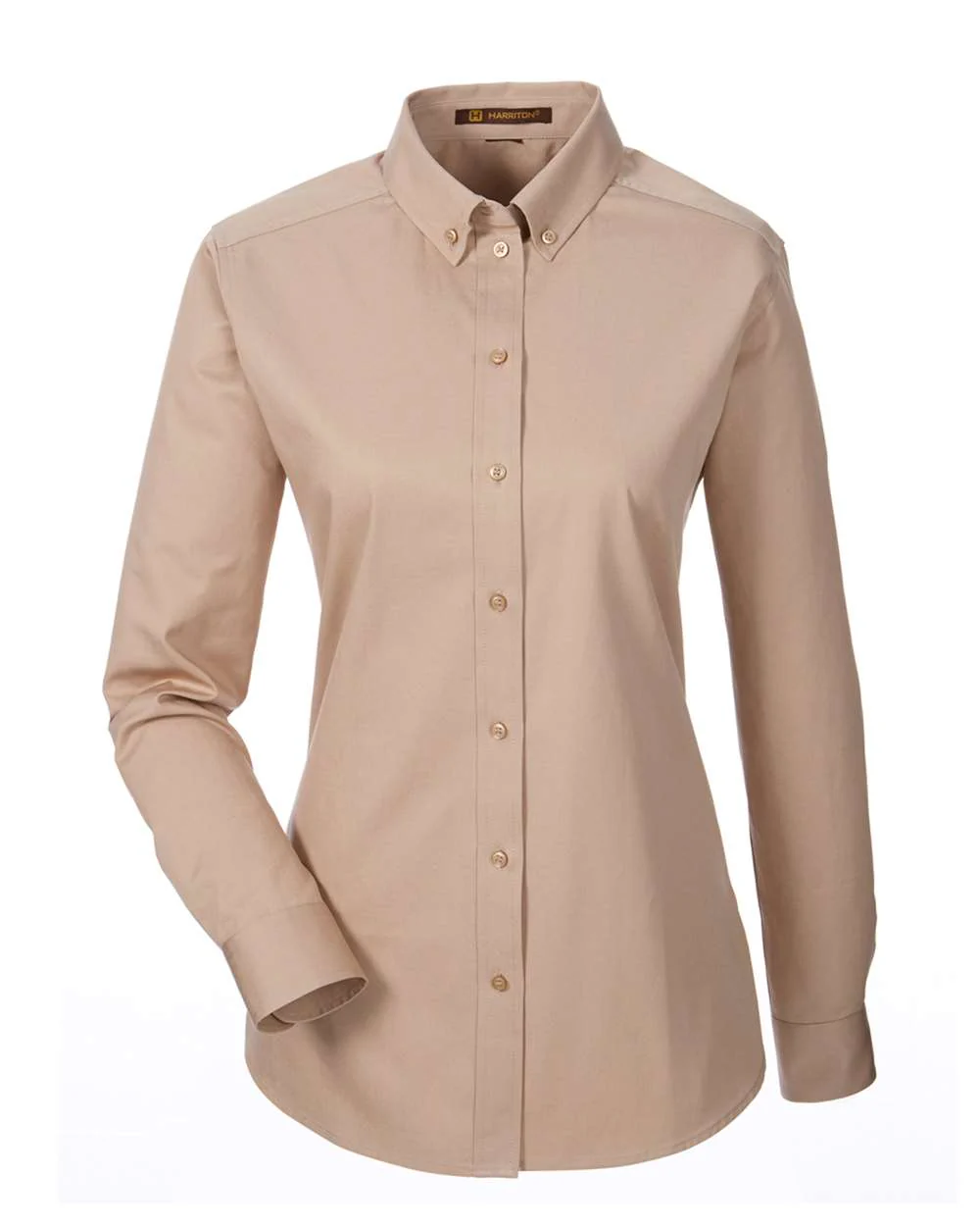 Harriton-M581W-Women's Foundation Cotton Twill Shirt with Teflon - Image 18