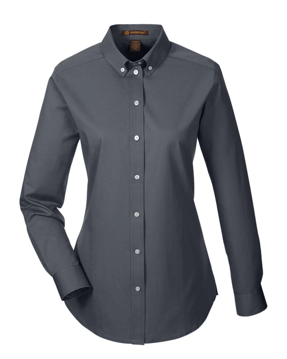 Harriton-M581W-Women's Foundation Cotton Twill Shirt with Teflon - Image 6