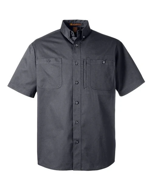 Harriton-M585-Men's Advantage IL Short Sleeve Work Shirt - Image 28