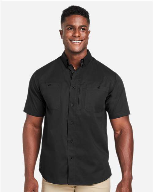 Harriton-M585-Men's Advantage IL Short Sleeve Work Shirt - Image 31