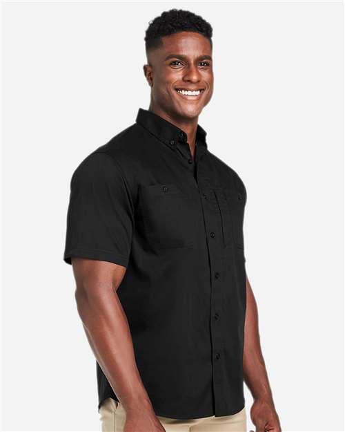 Harriton-M585-Men's Advantage IL Short Sleeve Work Shirt - Image 32