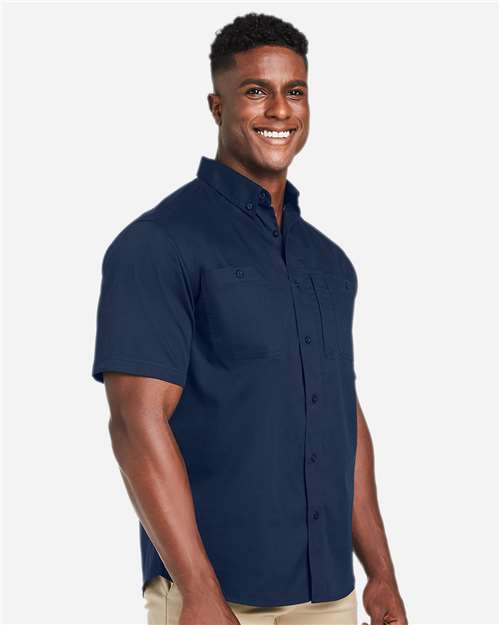 Harriton-M585-Men's Advantage IL Short Sleeve Work Shirt - Image 38