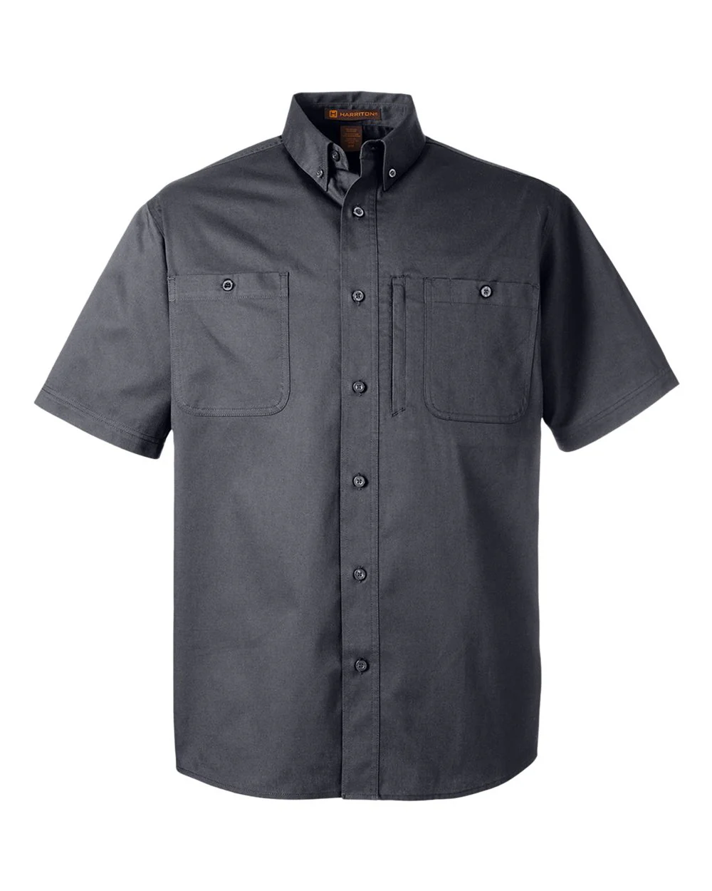 Harriton-M585-Men's Advantage IL Short Sleeve Work Shirt - Image 8