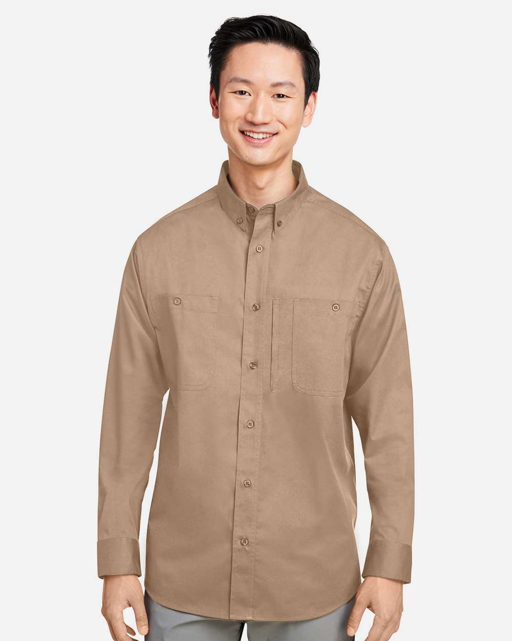 Harriton-M585L-Men's Advantage IL Long Sleeve Workshirt - Image 23