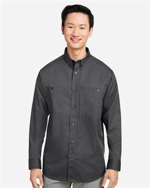 Harriton-M585L-Men's Advantage IL Long Sleeve Workshirt - Image 27