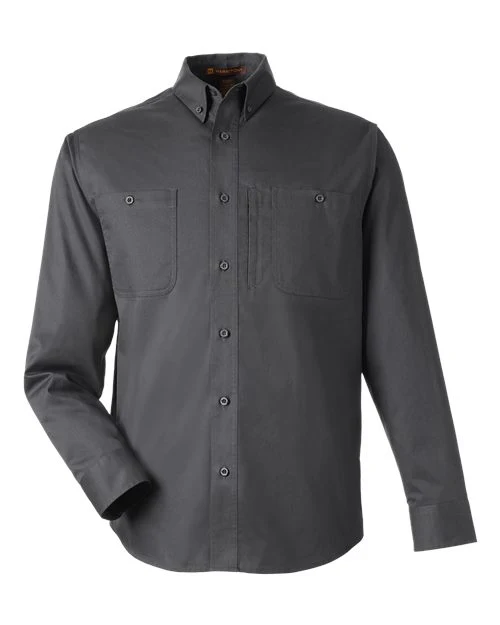 Harriton-M585L-Men's Advantage IL Long Sleeve Workshirt - Image 28