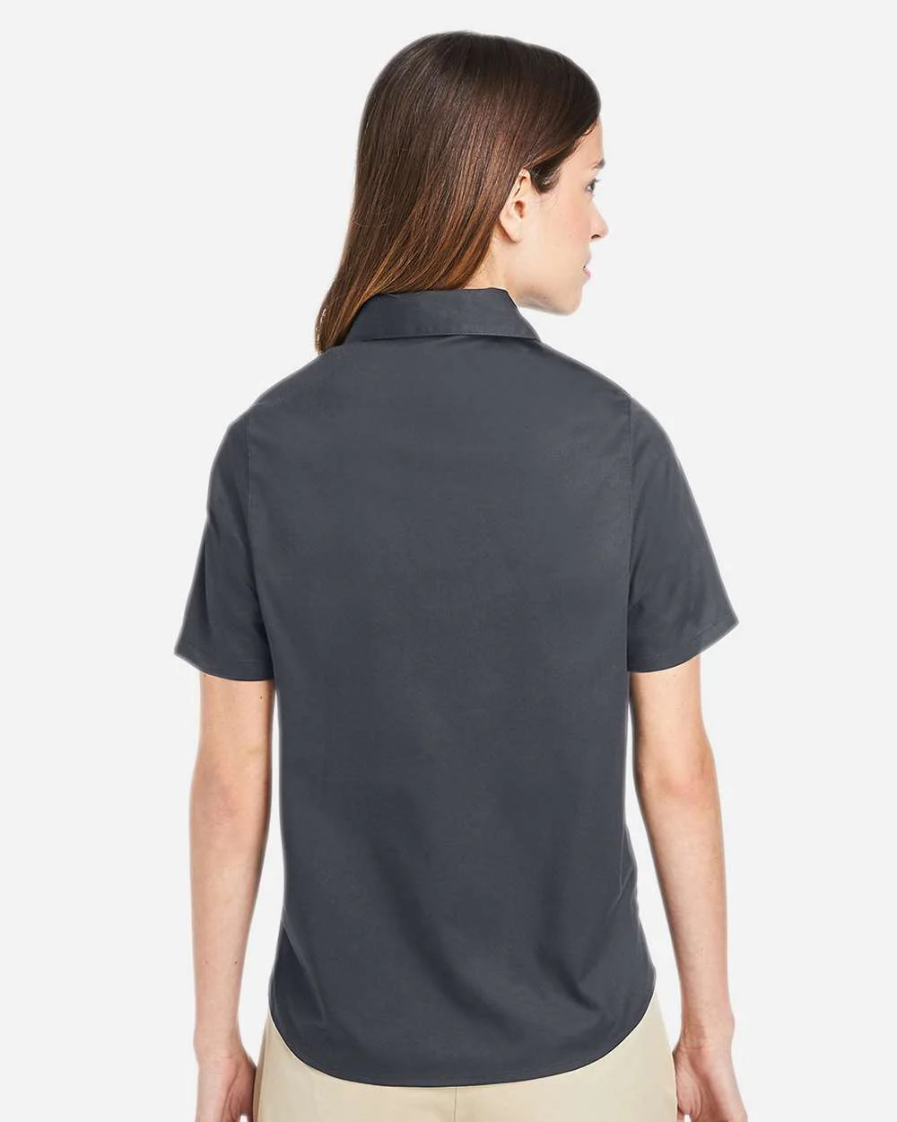 Harriton-M585W-Women's Advantage IL Short Sleeve Dress Shirt - Image 13
