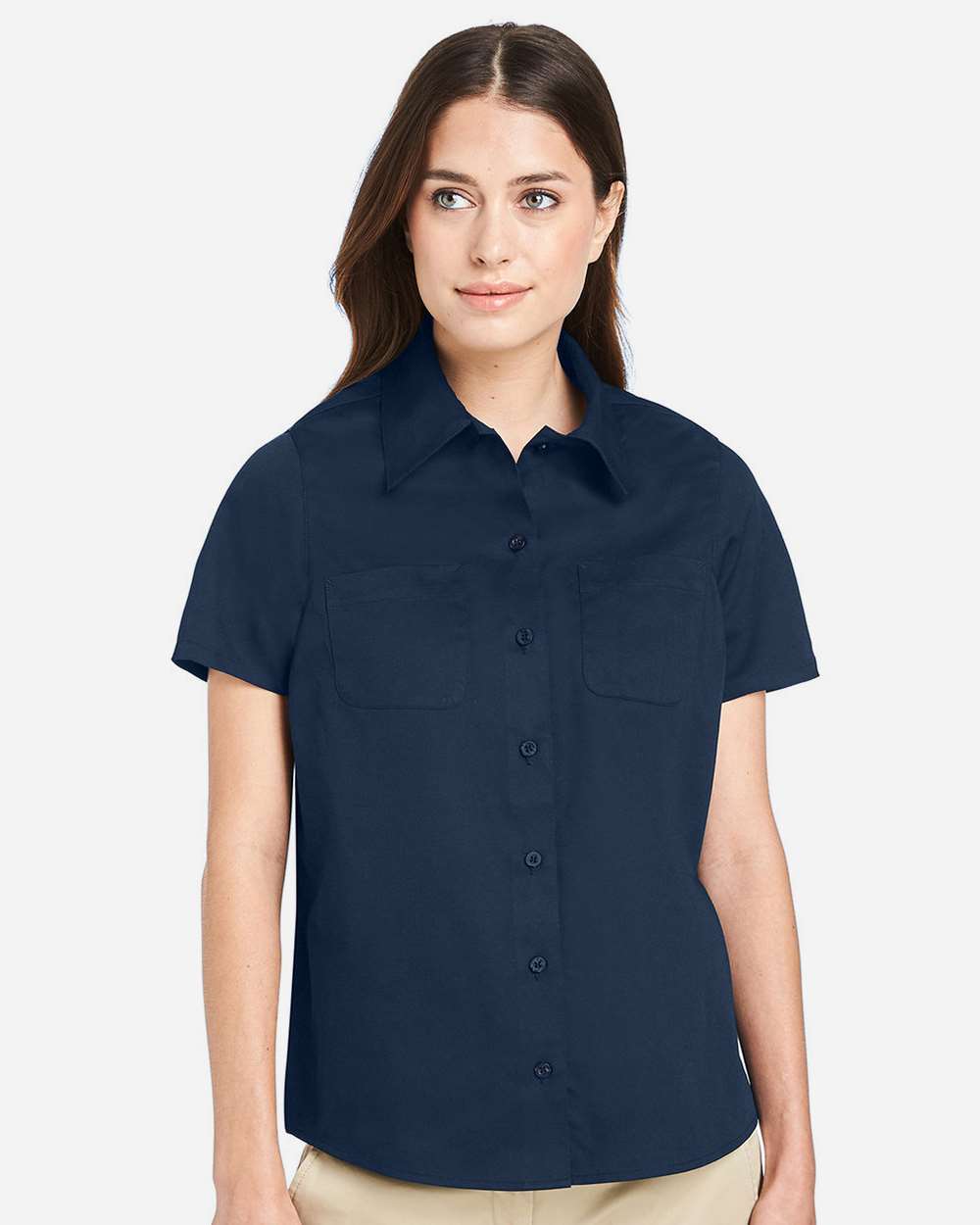 Harriton-M585W-Women's Advantage IL Short Sleeve Dress Shirt - Image 17