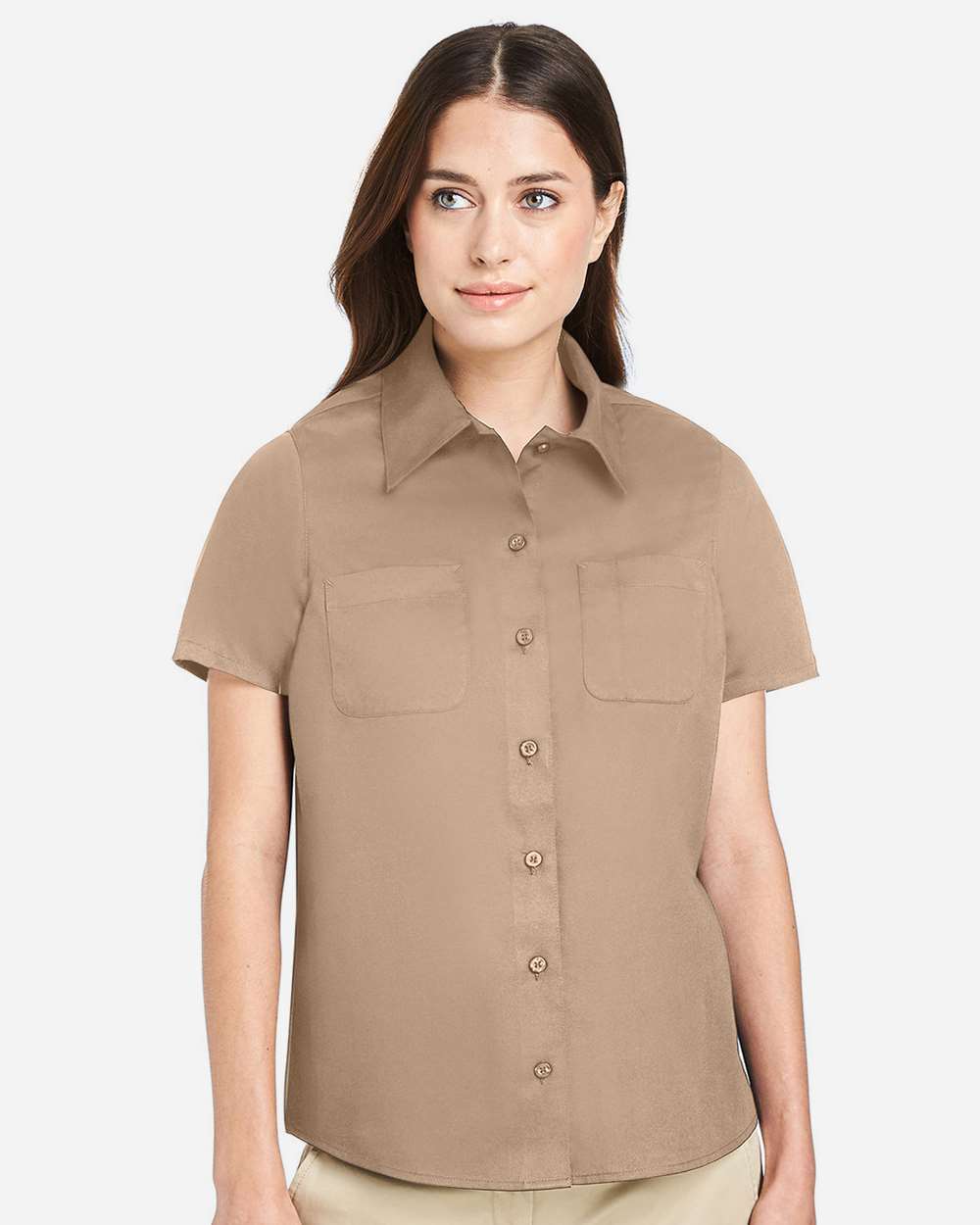 Harriton-M585W-Women's Advantage IL Short Sleeve Dress Shirt - Image 23