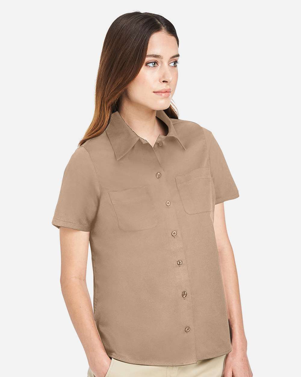 Harriton-M585W-Women's Advantage IL Short Sleeve Dress Shirt - Image 24