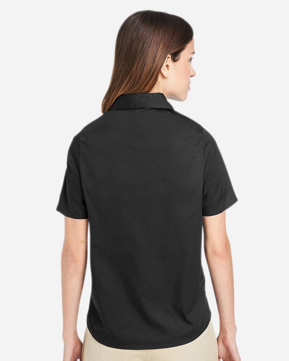 Harriton-M585W-Women's Advantage IL Short Sleeve Dress Shirt - Image 6