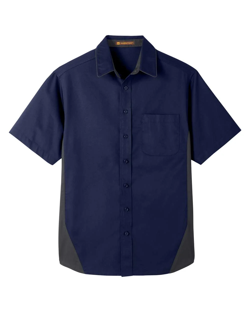 Harriton-M586-Men's Flash IL Colorblock Shirt - Image 20