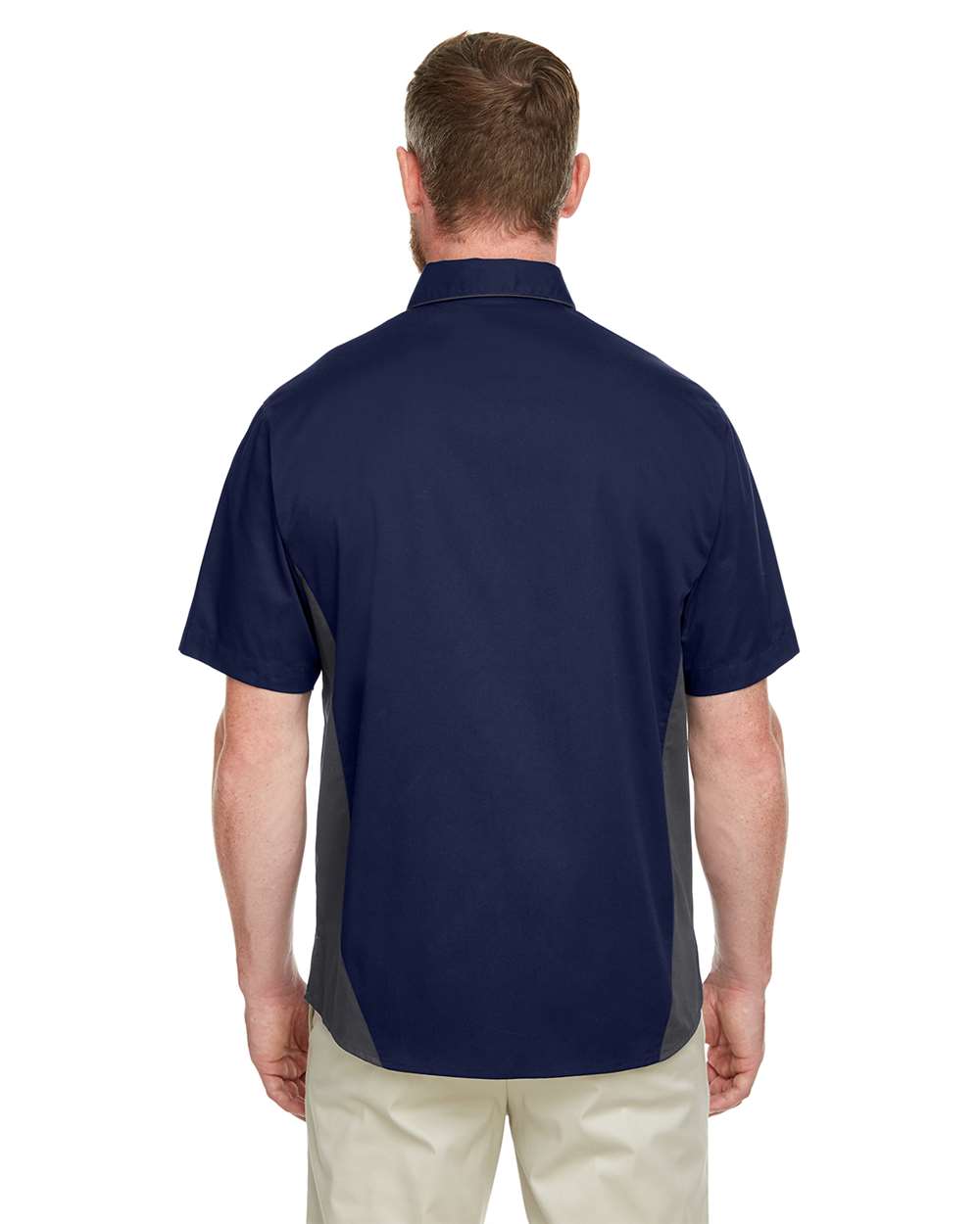 Harriton-M586-Men's Flash IL Colorblock Shirt - Image 25
