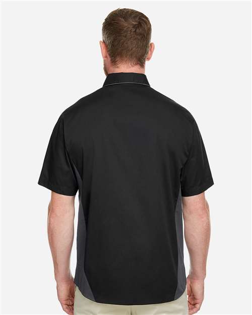 Harriton-M586-Men's Flash IL Colorblock Shirt - Image 41