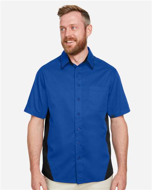 Harriton-M586-Men's Flash IL Colorblock Shirt - Image 56