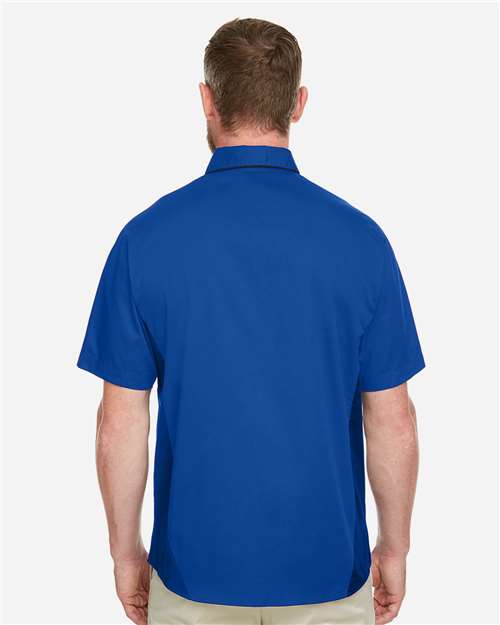 Harriton-M586-Men's Flash IL Colorblock Shirt - Image 58