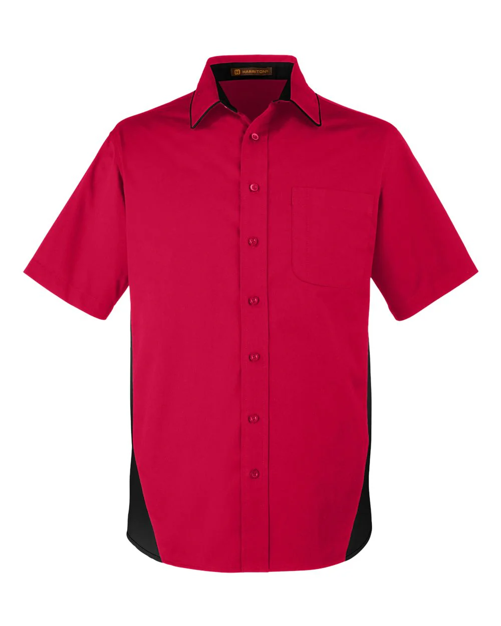 Harriton-M586T-Men's Tall Flash IL Colorblock Shirt - Image 20