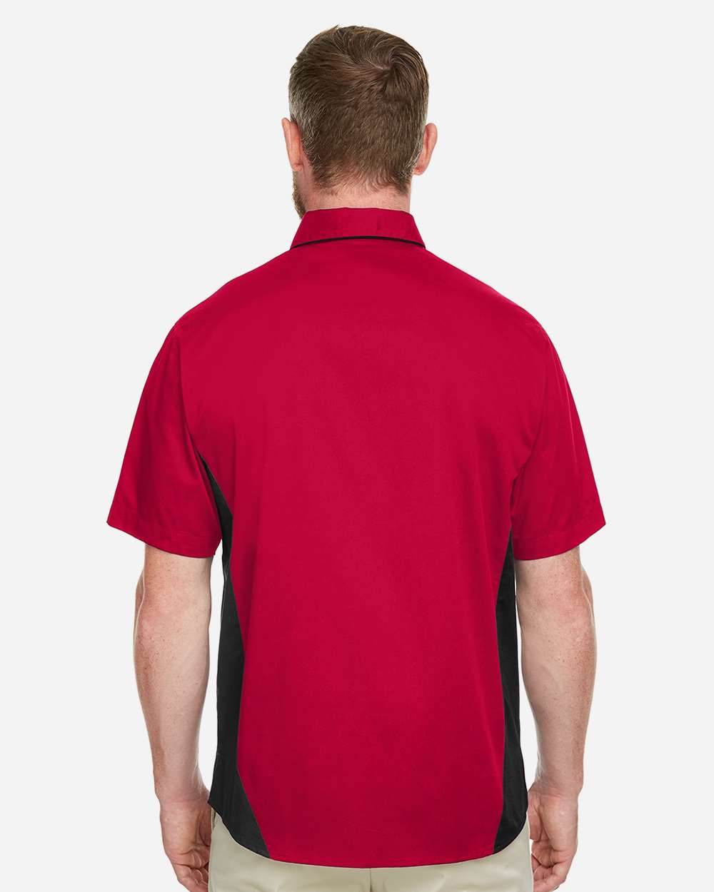 Harriton-M586T-Men's Tall Flash IL Colorblock Shirt - Image 25