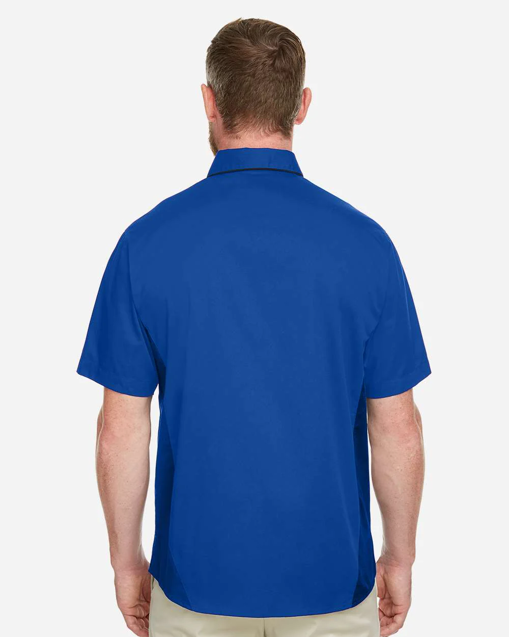 Harriton-M586T-Men's Tall Flash IL Colorblock Shirt - Image 31
