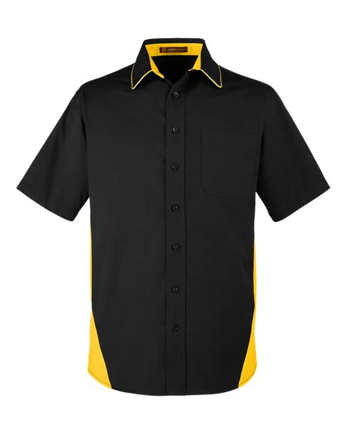 Harriton-M586T-Men's Tall Flash IL Colorblock Shirt - Image 34