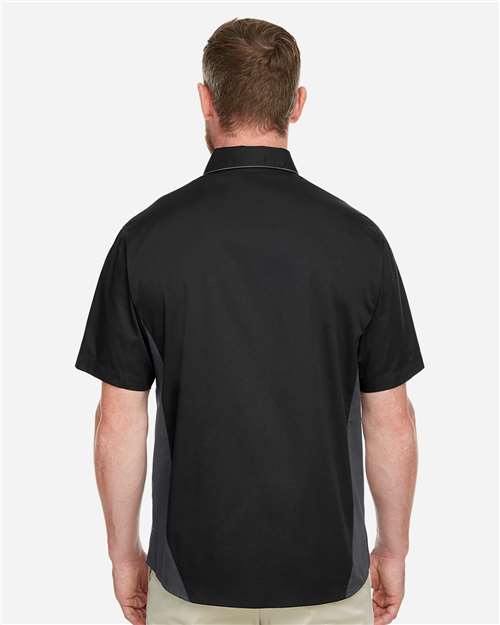 Harriton-M586T-Men's Tall Flash IL Colorblock Shirt - Image 40