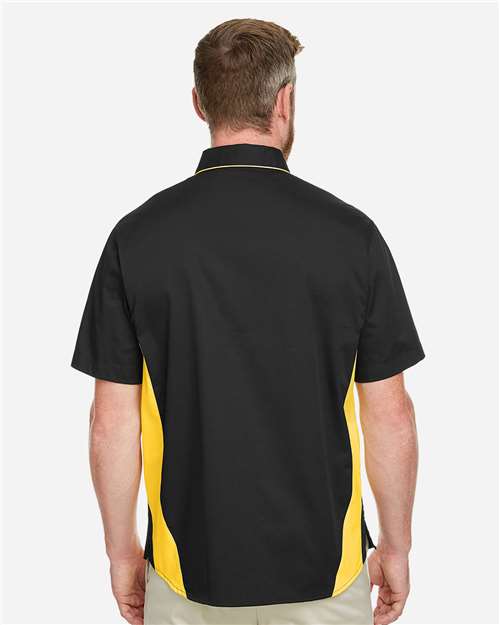 Harriton-M586T-Men's Tall Flash IL Colorblock Shirt - Image 43