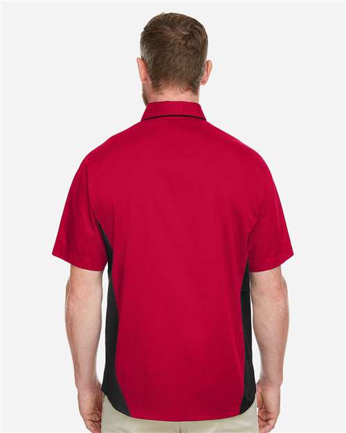 Harriton-M586T-Men's Tall Flash IL Colorblock Shirt - Image 49