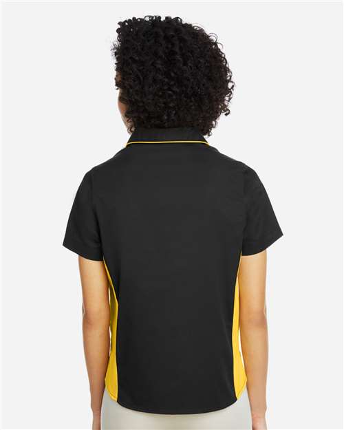 Harriton-M586W-Women's Flash IL Colorblock Shirt - Image 19